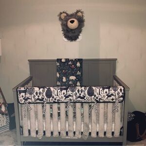 Woodland Crib Railing Cover